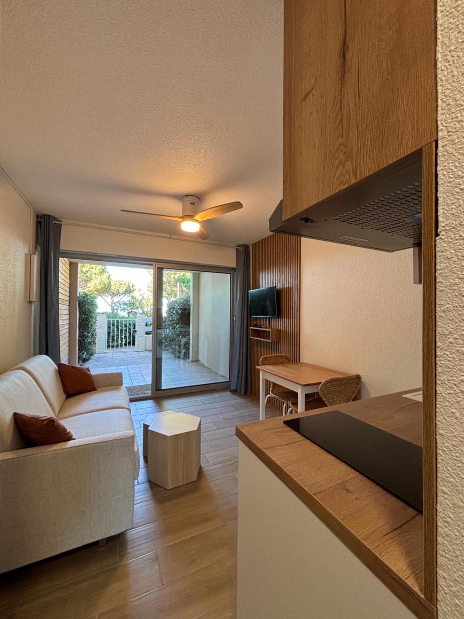 Studio Avec Jardin Front De Mer Аржель-сюр-Мер Экстерьер фото