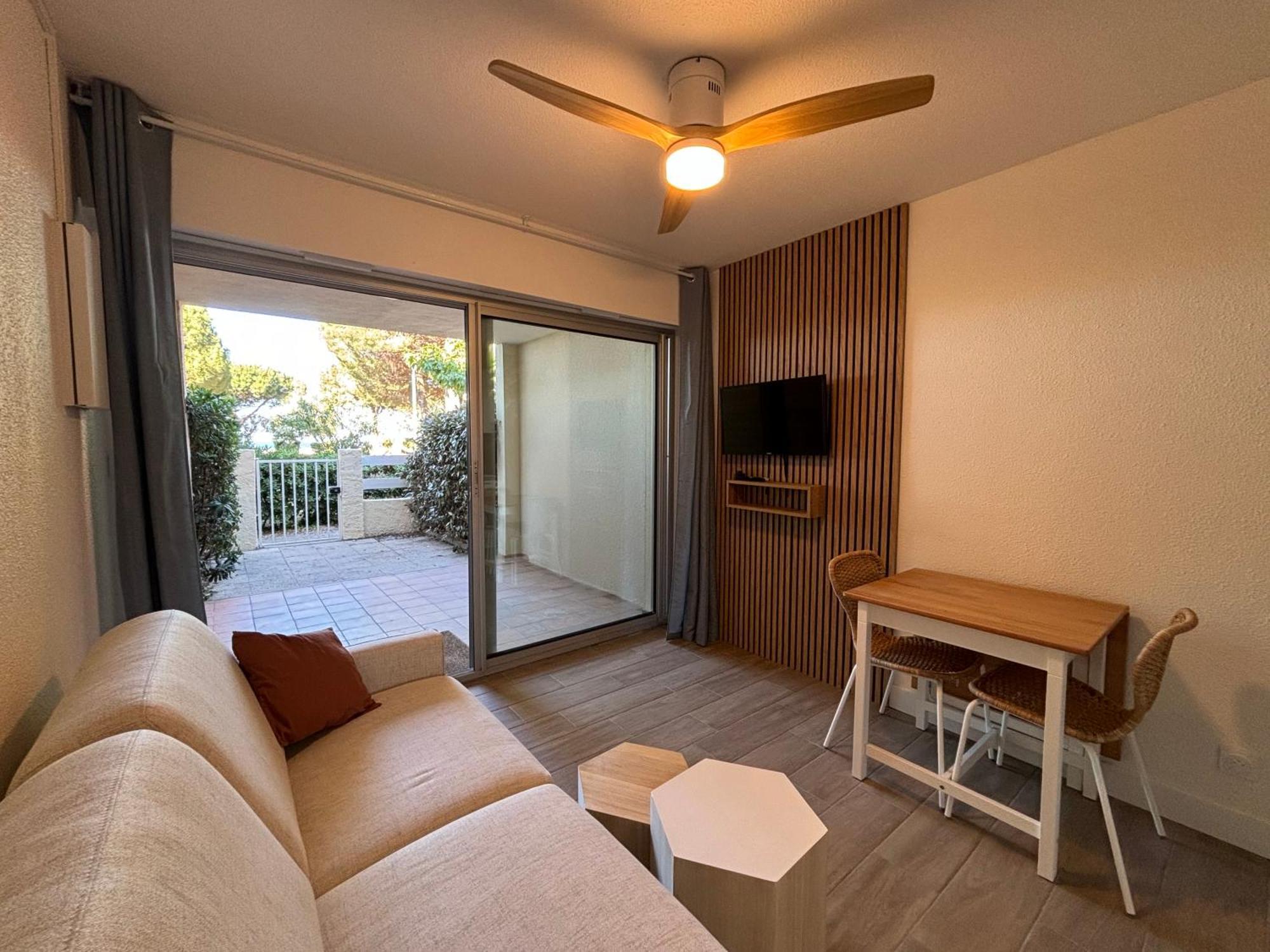 Studio Avec Jardin Front De Mer Аржель-сюр-Мер Экстерьер фото
