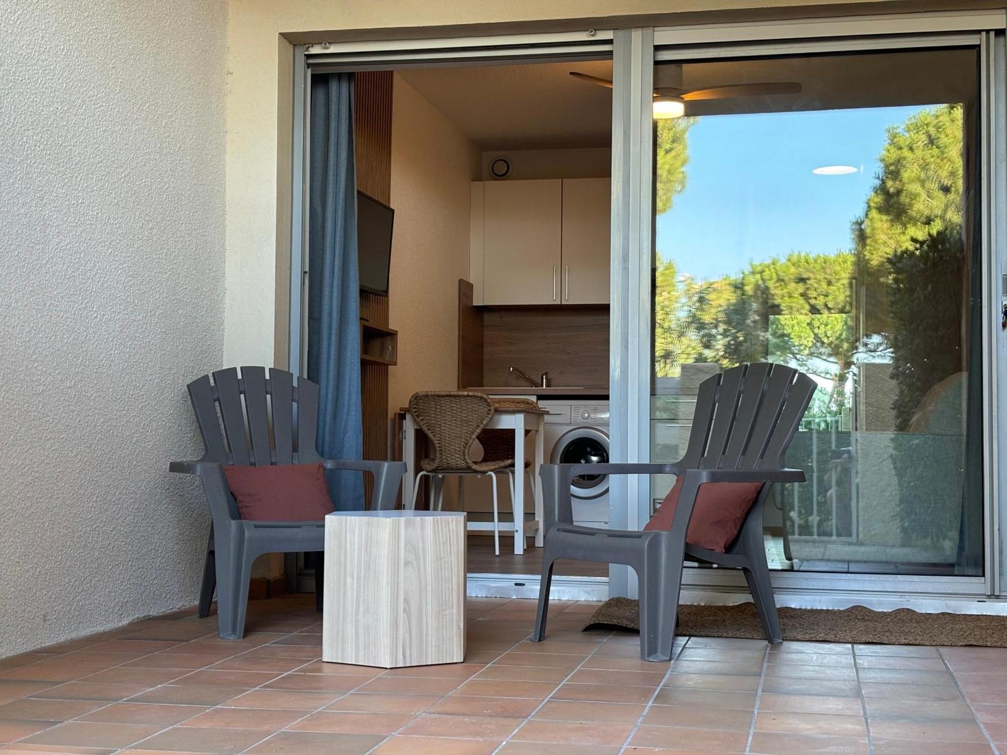 Studio Avec Jardin Front De Mer Аржель-сюр-Мер Экстерьер фото